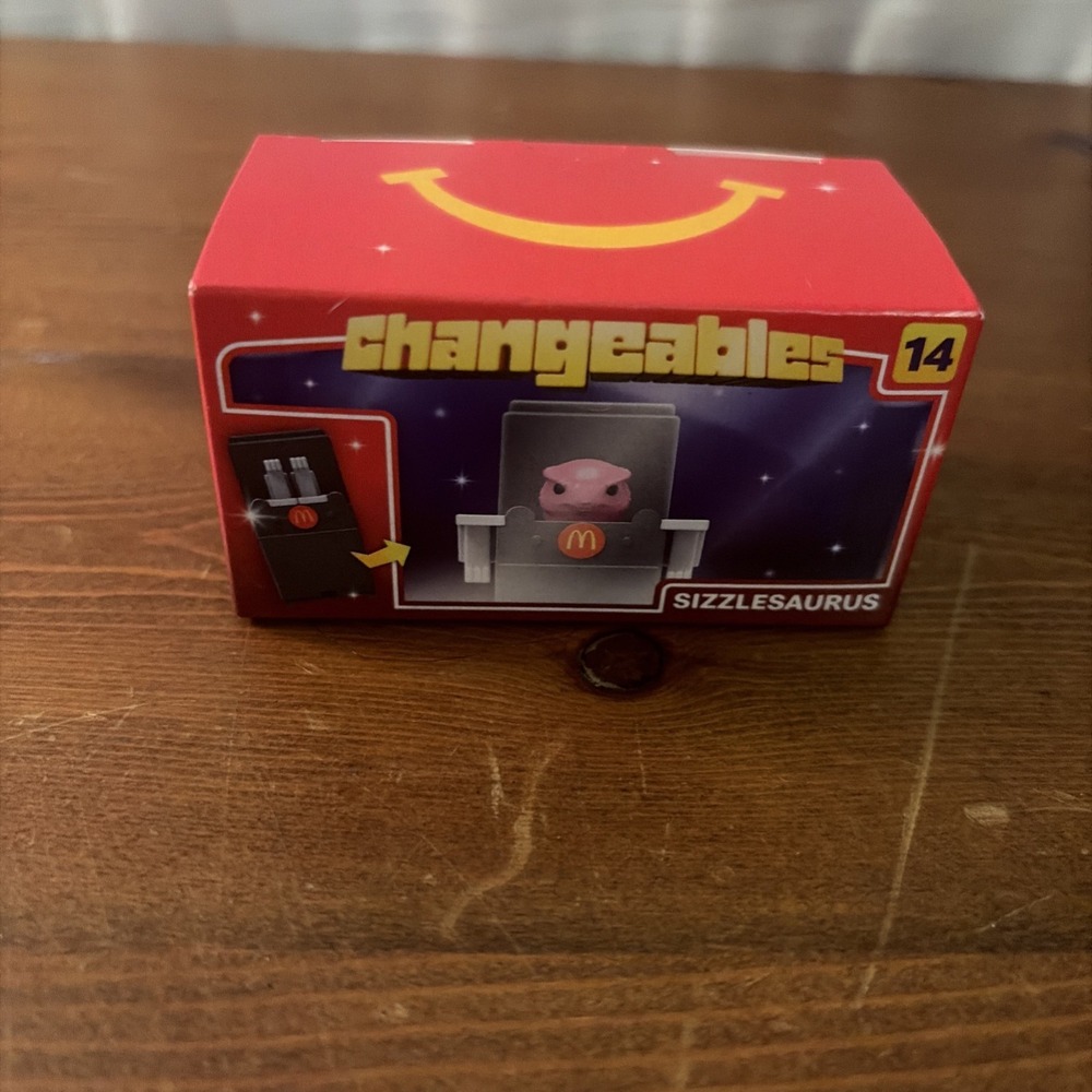 2026 McDonald's Changeables Happy Meal Toys! SIZZLESAURUS #14